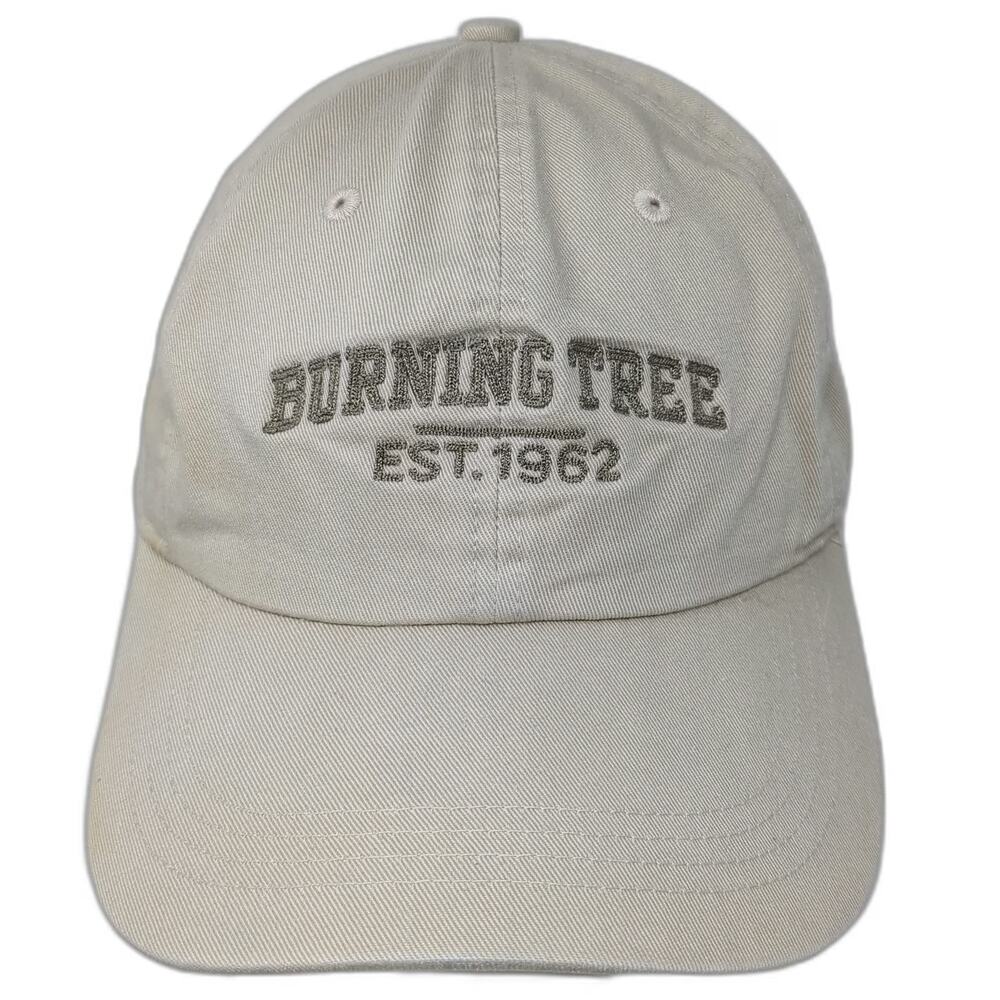 Ahead Burning Tree Est. 1962 Beige One Size Baseball Cap Slideback Classic Hat